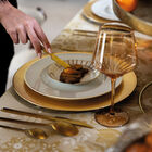 Tablecloth Féerie Yellow 47"x47" 100% cotton, , hi-res image number 4