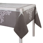 Tablecloth Azulejos Grey 69"x69" 100% cotton, , hi-res image number 2
