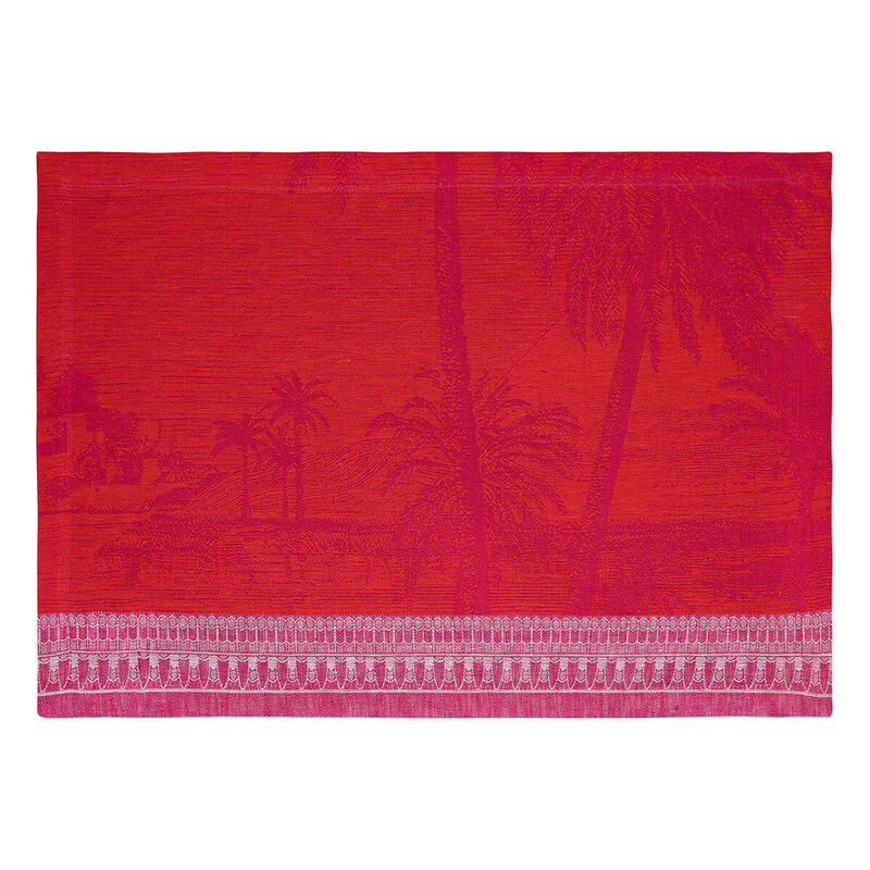 Placemat Croisière sur le Nil Orchid 20"x14" 100% linen, , hi-res image number 0
