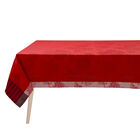 Tablecloth Souveraine  Red 175x175 100% linen, , hi-res image number 2