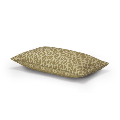 Cushion cover Nature Sauvage Yellow 20"x12" 100% cotton