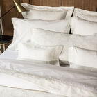 Pillowcase Victoria Beige  50% cotton - 50 % linen, , hi-res image number 2