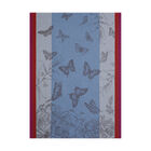 Tea towel Jardin des papillons Blue 60x80 100% cotton, , hi-res image number 0