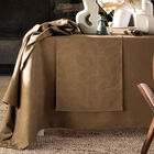 Tablecloth Vegetal mood Green 59"x59" 100% cotton, , hi-res image number 4