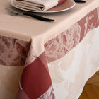Tablecloth À la Française Pink 175x175 100% cotton, , hi-res image number 1