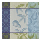 Napkin Arrière-pays Blue 23"x23" 100% cotton, , hi-res image number 1