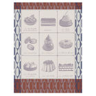 Tea towel Pâtisseries Françaises Purple 60x80 100% cotton, , hi-res image number 1