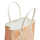 Shoulder bag Palme Orange  100% cotton, acrylic coating. Garnish: Cattle leather, , hi-res image number 4