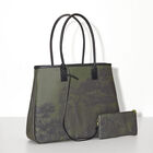Shoulder bag Paysage Green  100% cotton, acrylic coating. Garnish: Cattle leather, , hi-res image number 2