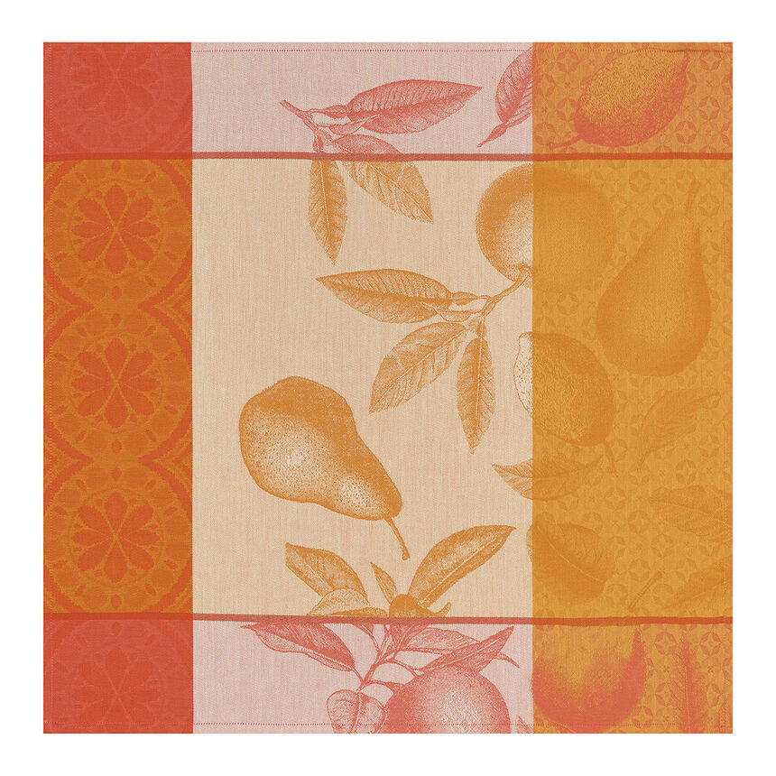 Napkin Arri&egrave;re-pays Orange 23"x23" 100% cotton, , hi-res image number 0