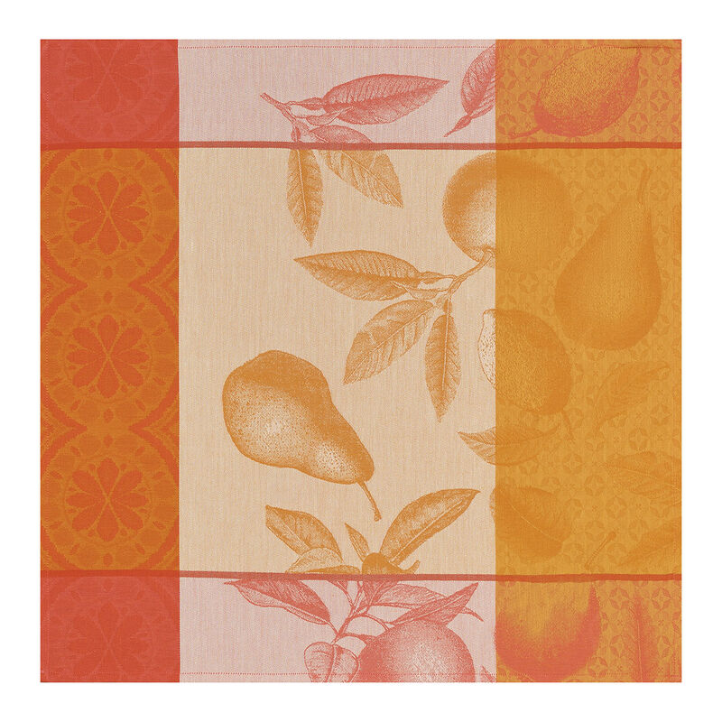 Napkin Arrière-pays Orange 23"x23" 100% cotton, , hi-res image number 0
