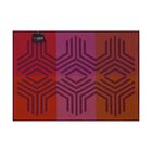 Placemat Kaléidoscope Fusion purple 20"x14" 100% cotton, , hi-res image number 0
