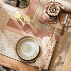 Coated placemat Essentiel Gravure Beige 20"x14" 100% cotton, , hi-res image number 0