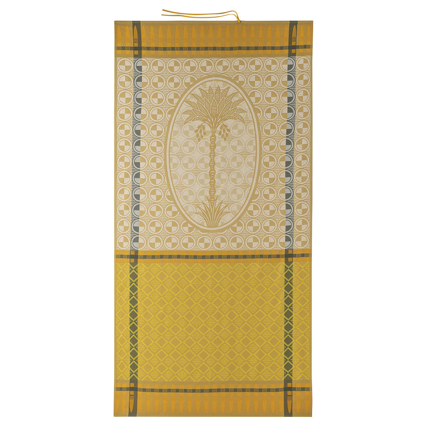 Beach towel Palmeraie Yellow 100x200 100% cotton, , hi-res image number 2