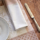 Napkin Jardin d'Eden Beige 23"x23" 100% cotton, , hi-res image number 0