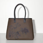 Shoulder bag Perchoir Marron  100% cotton, acrylic coating. Garnish: Cattle leather, , hi-res image number 2