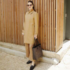 Shoulder bag Perchoir Marron  100% cotton, acrylic coating. Garnish: Cattle leather, , hi-res image number 6