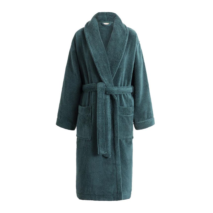 Robe Caresse Dark green L 100% cotton, , hi-res image number 1