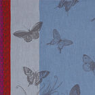 Tea towel Jardin des papillons Blue 24"x31" 100% cotton, , hi-res image number 1