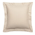 Shams Portofino Beige 12"X16"Boudoir 100% cotton, , hi-res image number 1