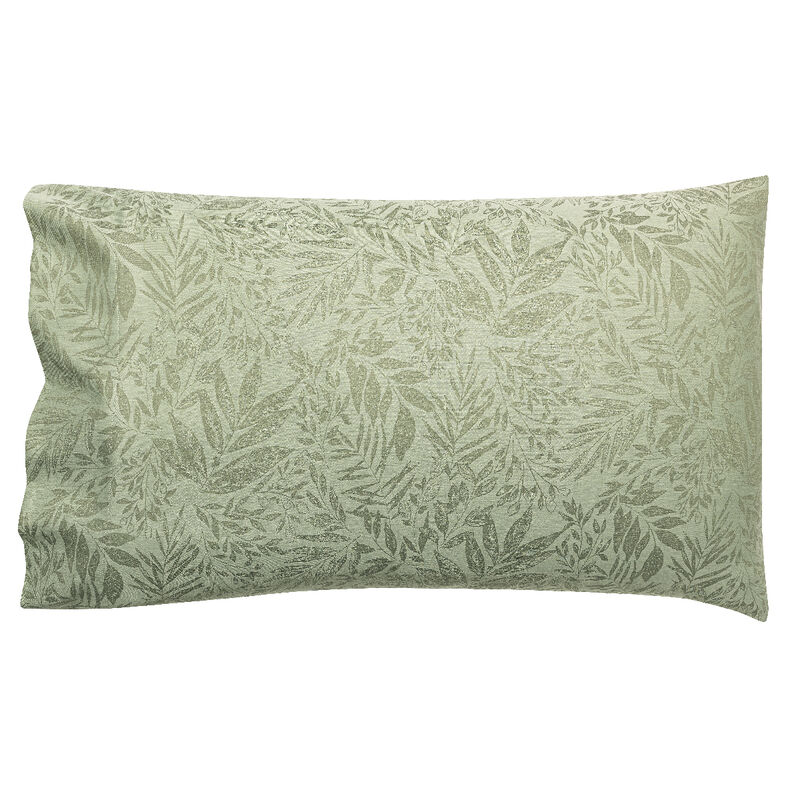 2 Pillowcases Charmilles Green 22"X33"Standard,Pair 100% cotton, , hi-res