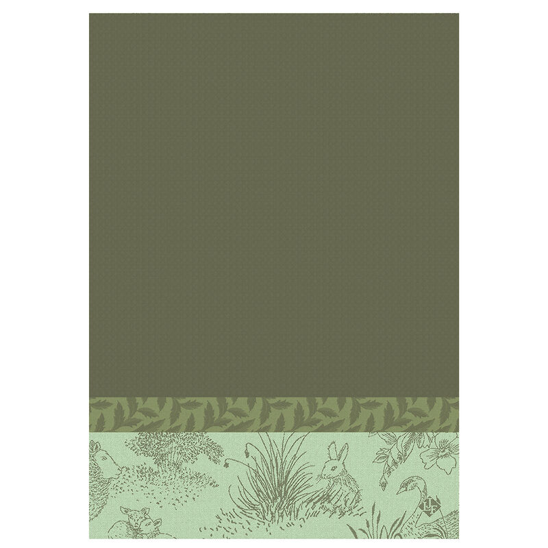 Essuie-mains Joséphine Herbe 54x38 100% coton, , hi-res image number 1