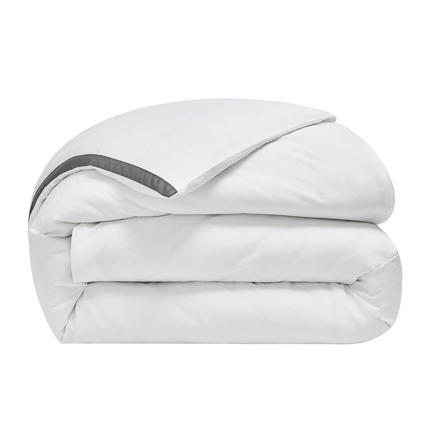 Housse de couette  Apparat Fusain 224X234 100% coton, , hi-res image number 1