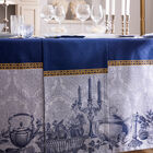 Runner Festin Blue 20"x59" 100% cotton, , hi-res image number 0