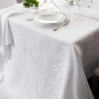 Tablecloth Évasion Céleste White 69"x69" 100% linen, , hi-res image number 2