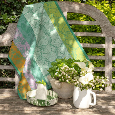 Tea towel Cottage Green 24"x31" 100% cotton