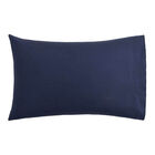 2 Pillowcases Eclat Blue 22"X42"King,Pair 100% cotton, , hi-res image number 1