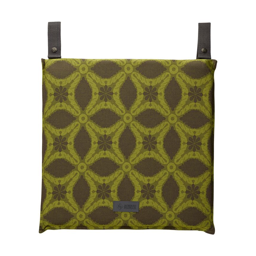 Chair cushion Bahia Green 16"x16" Acrylic, , hi-res image number 0