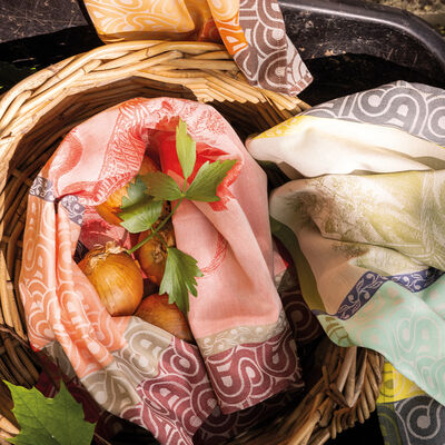 Tea towel Potager d'hiver Cotton,  Tea towel Potager d'hiver Cotton