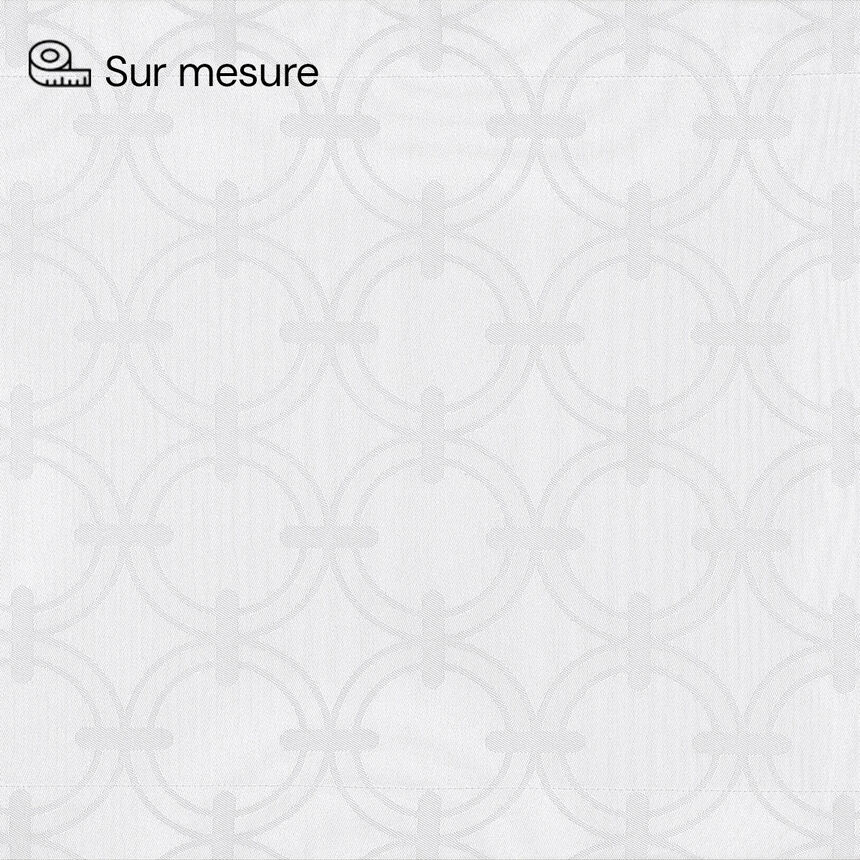 Nappe Anneaux Blanc 170x170 100% coton, , hi-res image number 3