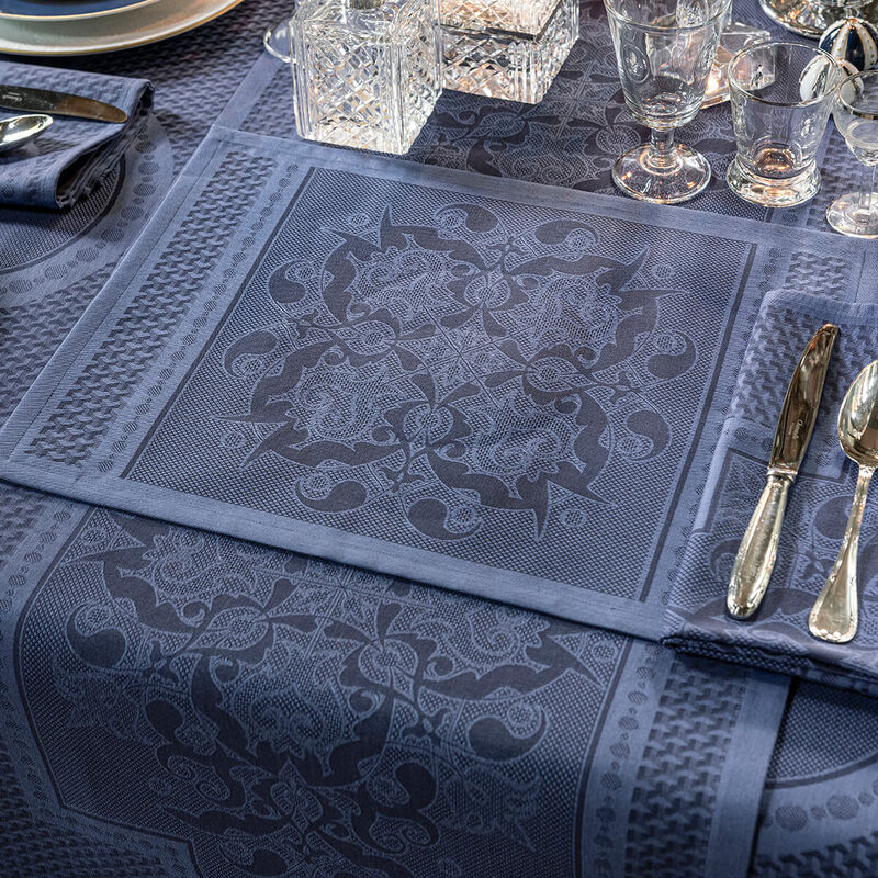 Set de table Palais Vénitien Adriatique 50x36 100% coton, , hi-res