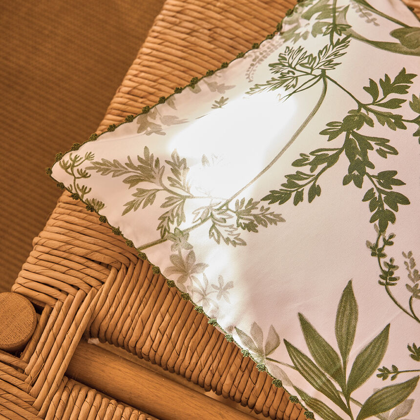 Shams Jardin d'Eden Green 21"X26"Standard 100% cotton, , hi-res image number 4
