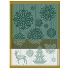 Tea towel Lumières d'étoiles  Green 60x80 100% cotton, , hi-res image number 2