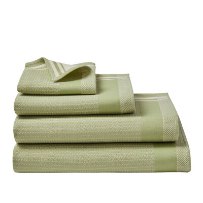 Bath sheet Duetto Green 35"x59" 100% cotton