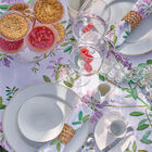 Tablecloth Pois de senteur Pink 59"x59" 50% cotton - 50 % linen, , hi-res image number 7