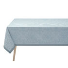 Tablecloth Poésie d'hiver Blue 69"x69" 99% cotton / 1% other fibers, , hi-res image number 1