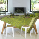 Coated tablecloth Bahia Green 69"x69" Cotton / 1% Poliestere, , hi-res image number 0