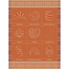 Tea towel Haute viennoiserie Red 24"x31" 100% cotton, , hi-res image number 1