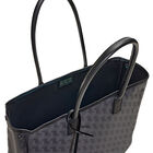 Shoulder bag Picto Grey  100% cotton, acrylic coating. Garnish: Cattle leather, , hi-res image number 4