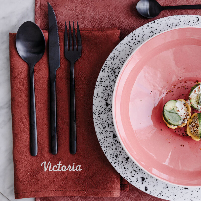 Napkin Vegetal mood Red 20"x20" 100% cotton, , hi-res image number 4