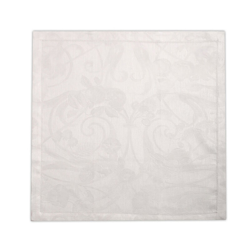 Cocktail napking Tivoli White 7"X7" 100% linen, , hi-res image number 0