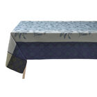 Tablecloth Arrière-pays Blue 69"x69" 100% cotton, , hi-res image number 1