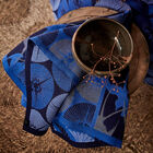 Tea towel Yukata Blue  100% cotton, , hi-res image number 1