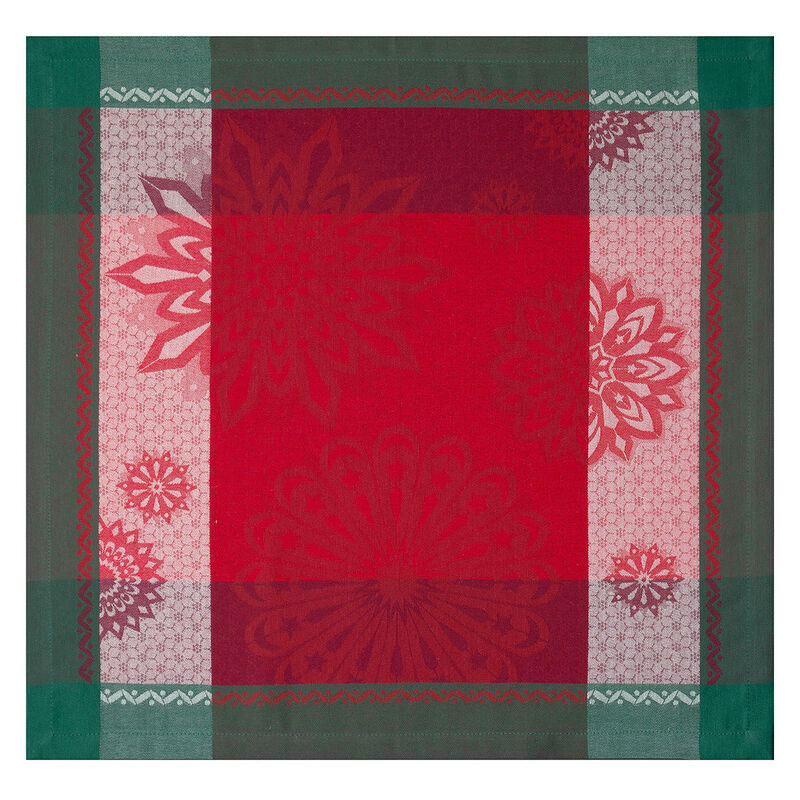 Napkin Lumières d'étoiles Red 22"x22" 100% cotton, , hi-res image number 1