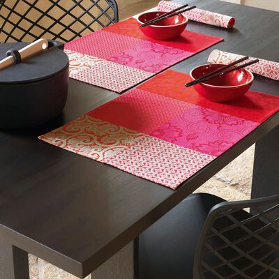 Set de table enduit Fleurs de Kyoto Coton