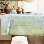 Tablecloth Wagara Green 59"x59" 100% cotton, , hi-res image number 2